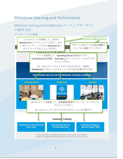 Milestone Learning and Performance
