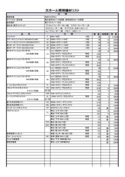 照明機材リスト（PDF 252KB）