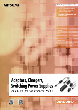 Adaptors, Chargers, Switching Power Supplies