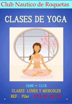 clases de yoga roquetas 1 - Real Club Náutico Roquetas de Mar