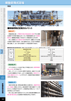 移動昇降式足場