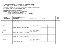 英語会話 - 東京都立桜町高等学校