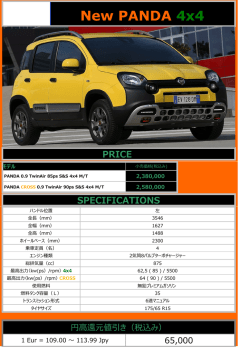 New PANDA 4x4