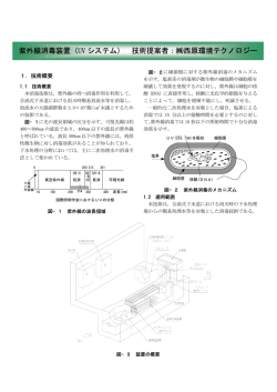 紫外線消毒装置 - 日本下水道新技術機構