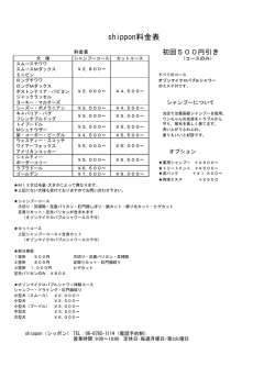 shippon料金表