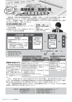 高額医療・高額介護 合算療養費制度