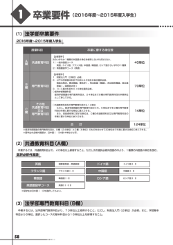 (2) 共通教育科目
