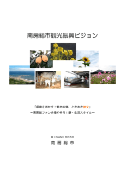 南房総市観光振興ビジョン (ファイル名:VISION サイズ:661.94 KB)