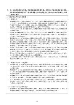 特定商業施設等整備事業