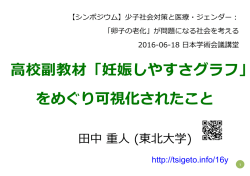 校副教材「妊娠しやすさグラフ」 をめぐり可視化されたこと