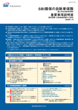 SBI損保の自動車保険