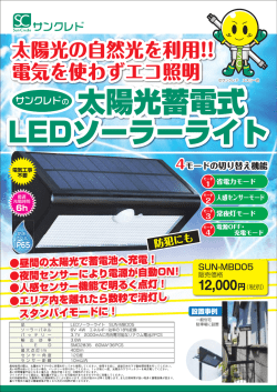 LEDソーラーライト