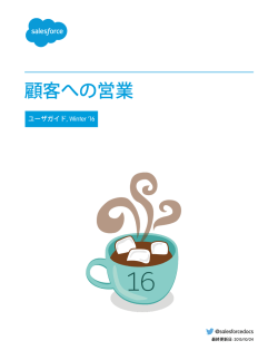 顧客への営業 - Salesforce.com