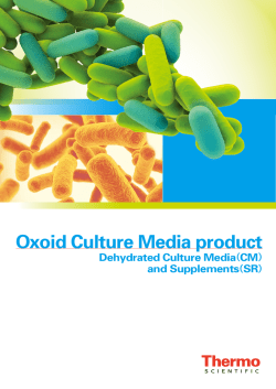 Culture Media and Supplements