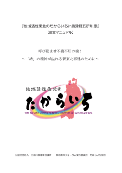 たからいち運営マニュアル （PDF）