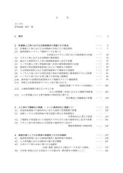 0. 目次･はしがき･研究組織･報告一覧
