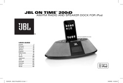 JBL ON TIME™ 200ID