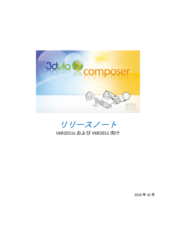 3DVIA Composer Release Notes