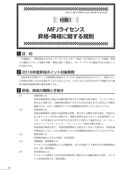 1 目 的 2 2016年度昇格ポイント対象期間 3 昇格、降格の種類と手続き