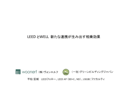 LEED とWELL 新たな連携が生み出す相乗効果