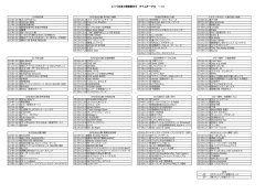 とっておきの音楽祭2015 タイムテーブル 6/1現在