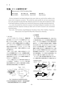 特集 オイル循環率計測*
