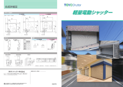 軽量電動シャッターE75型