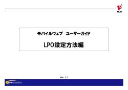 LPO設定方法編
