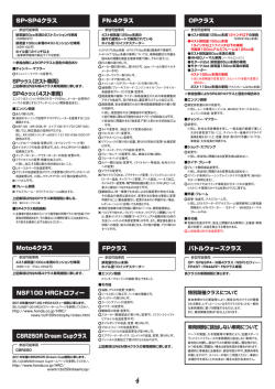 NSF100 HRCトロフィー SP・SP4クラス