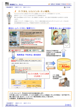 すぐできる、らくらくインターネット販売。