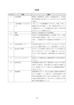 用語集(PDF形式：152KB