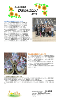 みんなの家通信 ひまわりだより7号 ダウンロード