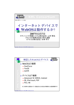 PDF( 400KB) - XMLコンソーシアム
