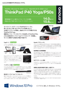 ThinkPad P40 Yoga/P50s