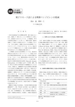 電子スモーク法による鰹節ベンゾピレンの低減