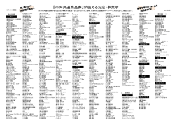 H27.11.13現在 商品券が使えるお店一覧（B4）