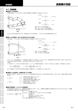 送風機の性能