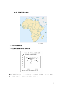 アフリカ 開発問題の焦点