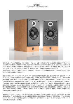 2-way MONITOR SPEAKER SYSTEM