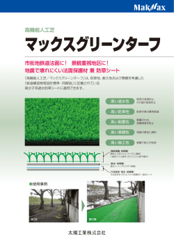 高機能人工芝 マックスグリーンターフ