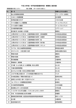 6月寄贈
