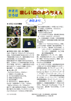 楽しい森のようちえん