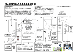 第48回東海ハムの祭典会場配置図