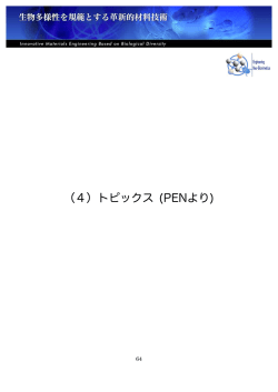 4～8章（4.27MB） - 生物多様性を規範とする革新的材料技術