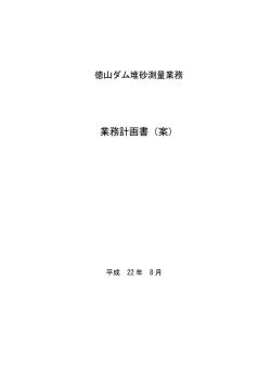 業務計画書（案）