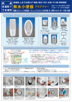 無水小便器 アクアフリー