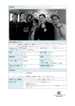 ST-033 デジタルマーケティング・エージェンシー