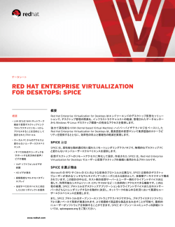 RHEV3for Desktops :SPICE