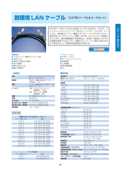 耐環境 LAN ケーブル