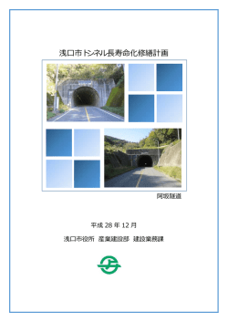 浅口市トンネル長寿命化修繕計画（PDF：363KB）